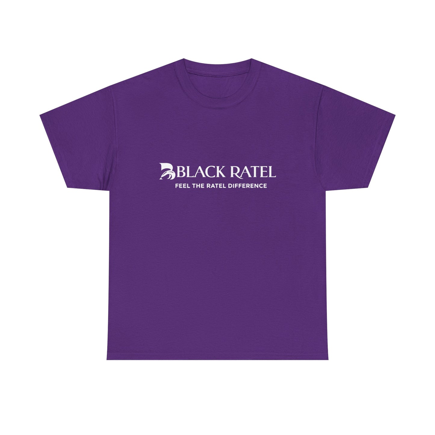 Black Ratel Logo Tee — "Feel the Ratel Difference" Graphic T‑Shirt