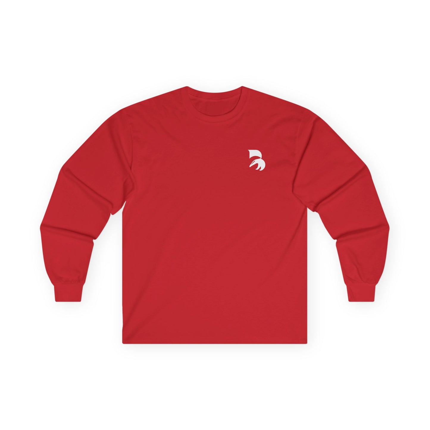Spartan Helmet Minimal Long Sleeve Tee — Small Chest Logo