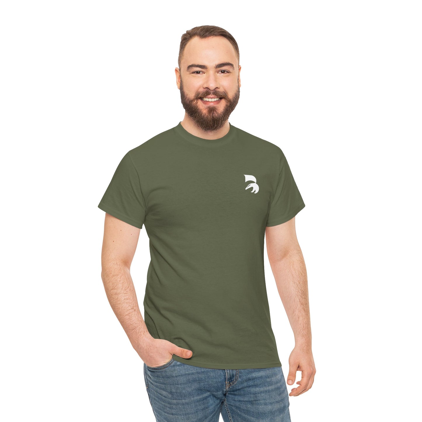 Spartan Helmet Chest Logo Tee