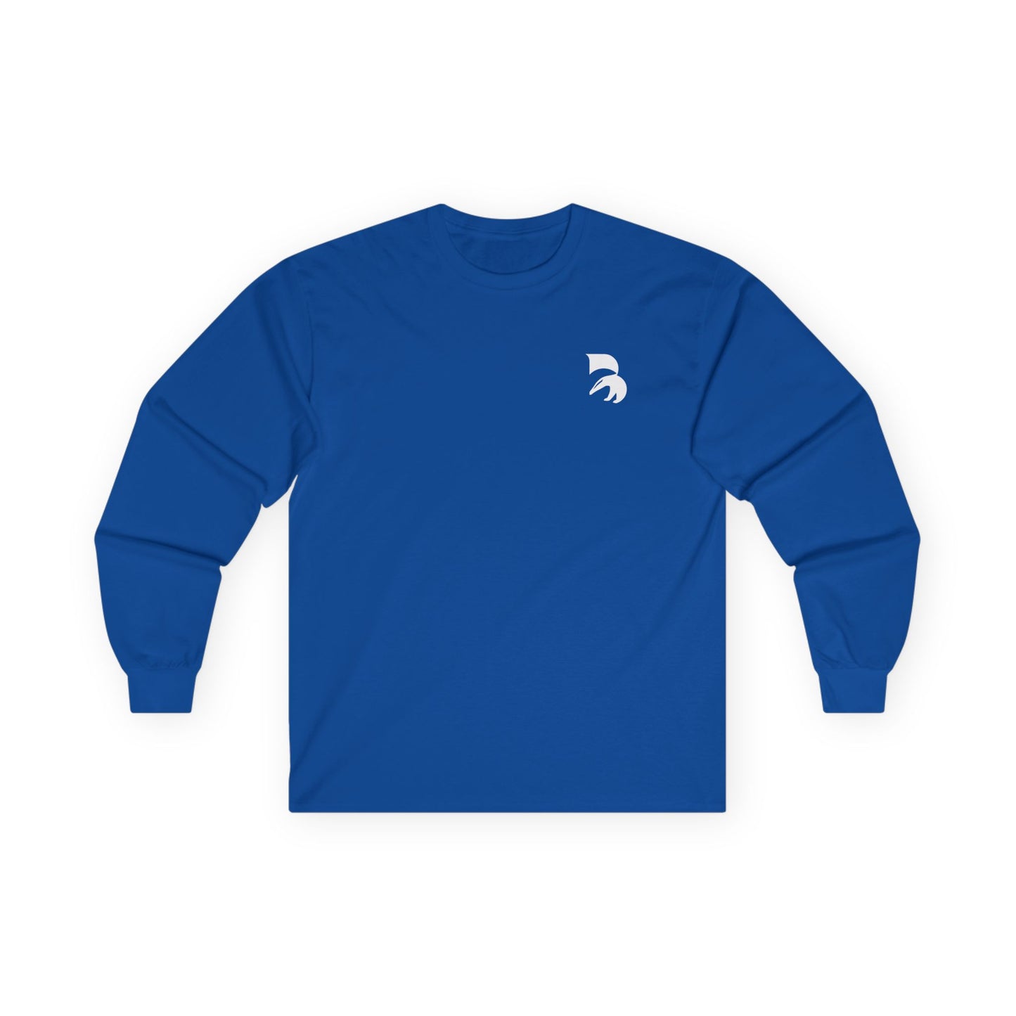 Spartan Helmet Minimal Long Sleeve Tee — Small Chest Logo
