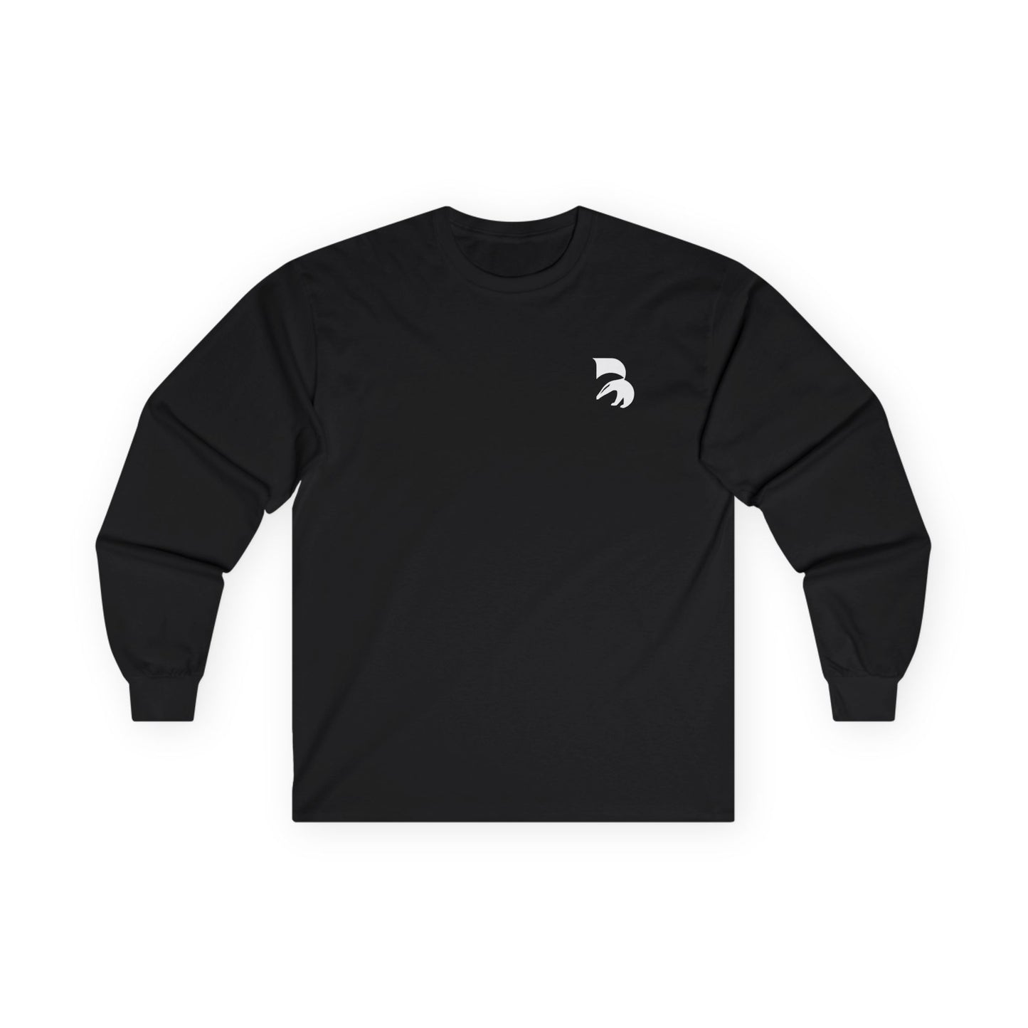 Spartan Helmet Minimal Long Sleeve Tee — Small Chest Logo