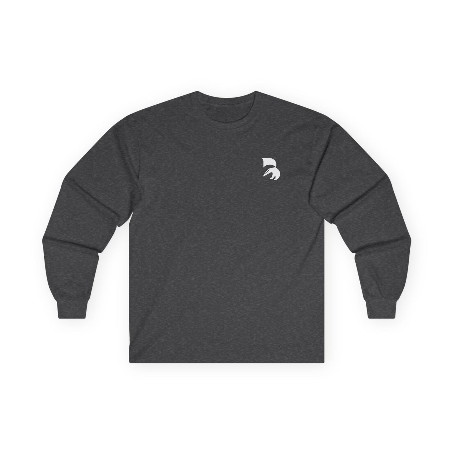 Spartan Helmet Minimal Long Sleeve Tee — Small Chest Logo
