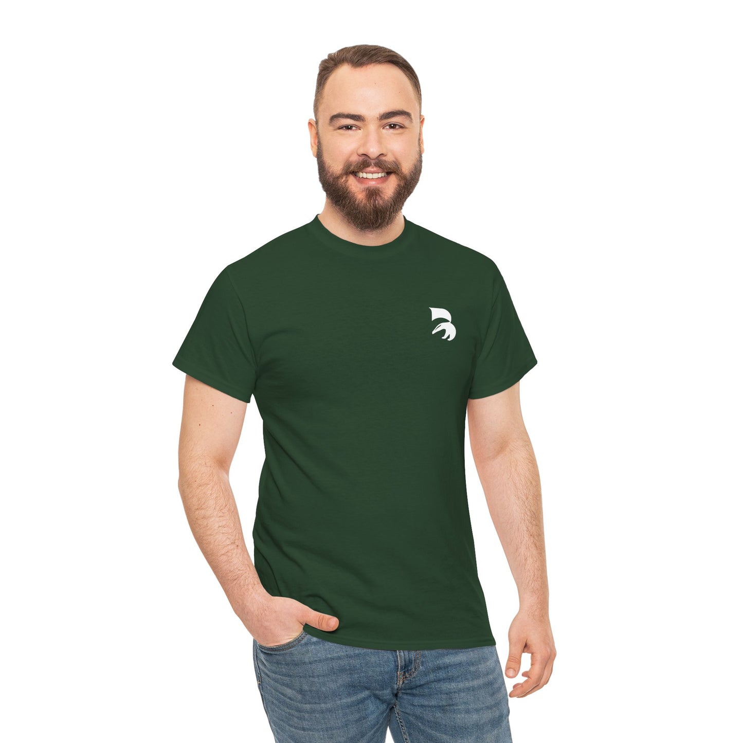 Spartan Helmet Chest Logo Tee
