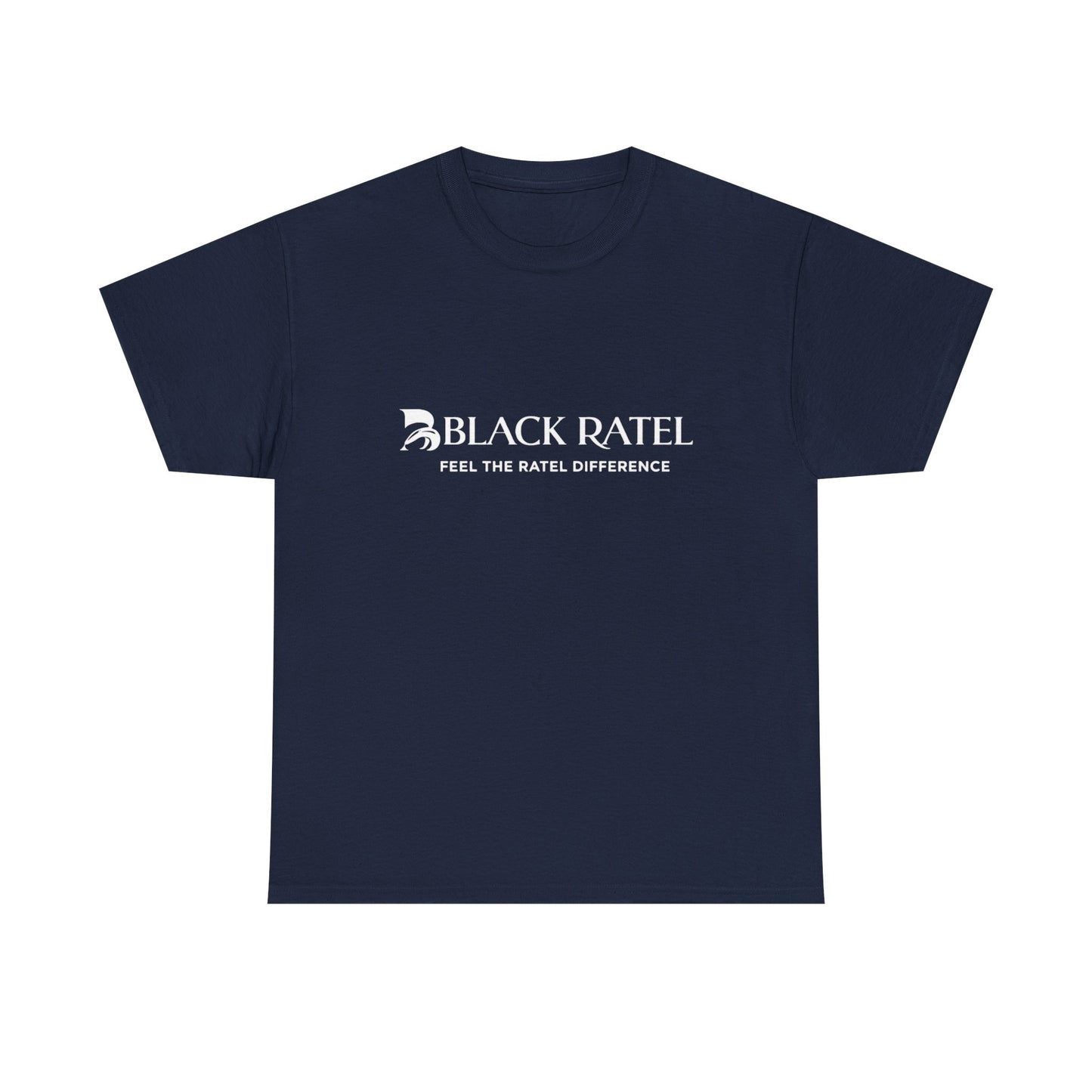 Black Ratel Logo Tee — "Feel the Ratel Difference" Graphic T‑Shirt