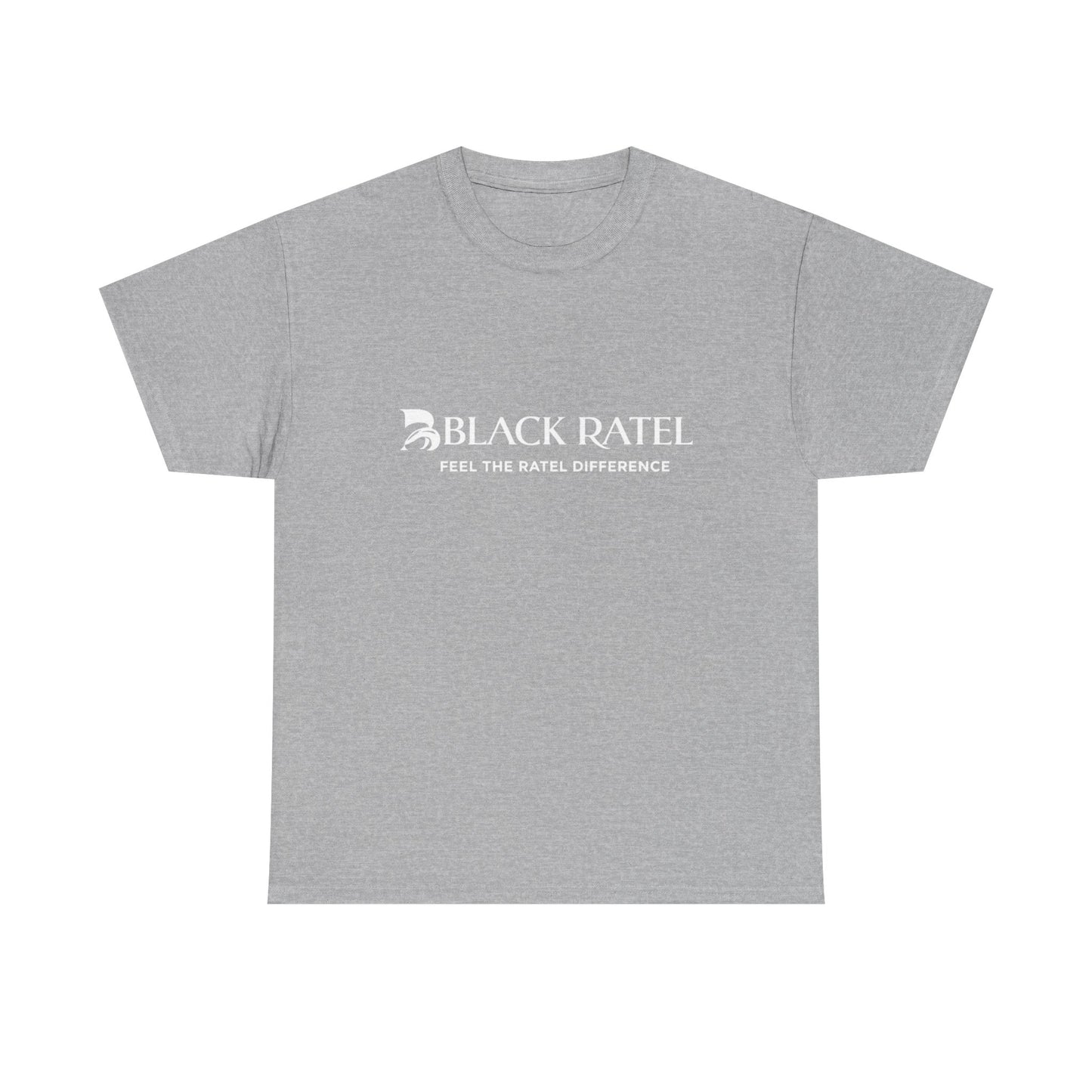 Black Ratel Logo Tee — "Feel the Ratel Difference" Graphic T‑Shirt