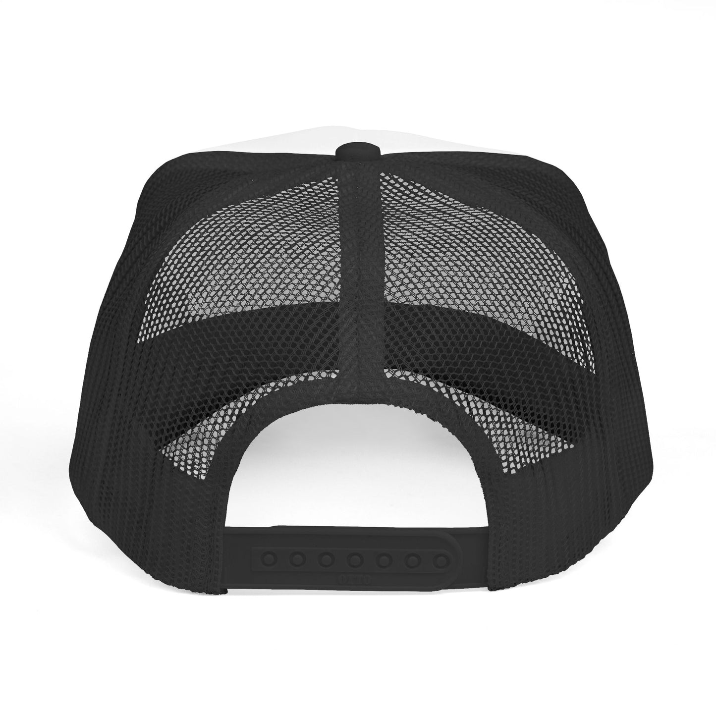 Black Ratel Trucker Cap – Minimal Text Mesh Hat