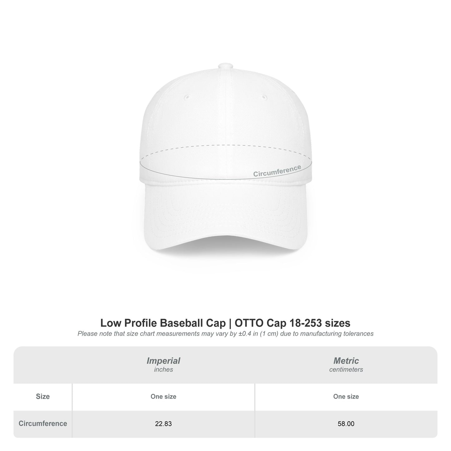 Minimal Red Baseball Cap with White Abstract Logo — Low Profile Hat