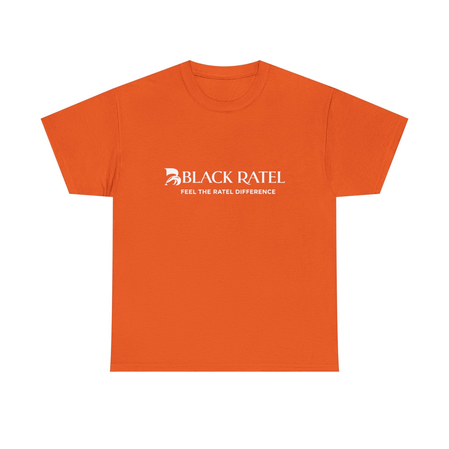 Black Ratel Logo Tee — "Feel the Ratel Difference" Graphic T‑Shirt