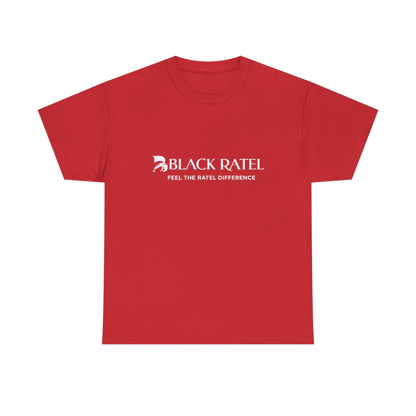 Black Ratel Logo Tee — "Feel the Ratel Difference" Graphic T‑Shirt
