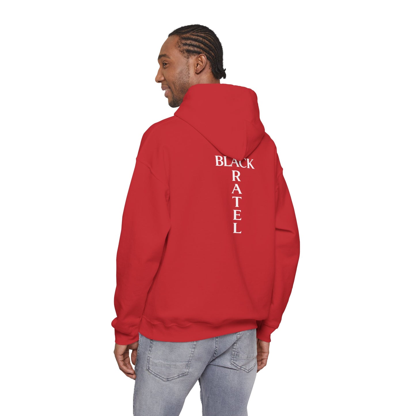 Baseball Retro Graphic Hoodie — Vintage Silhouette Batter Design